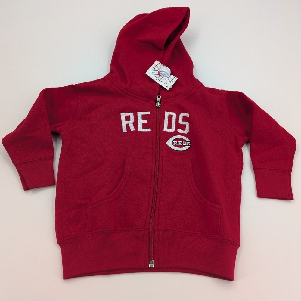 NWT Toddler Soft As A Grape Boston‎ Red Sox Full Zip Hoodie 2T Red